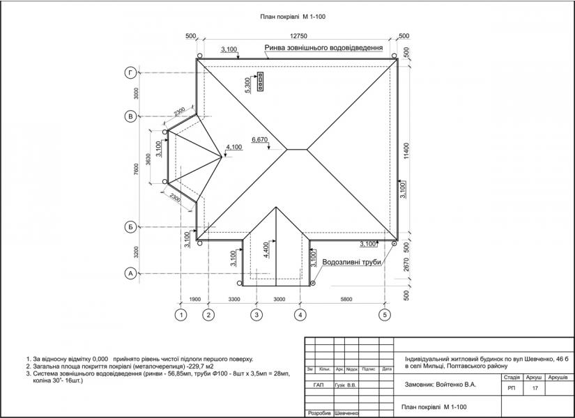 вальмовая крыша с эркером стропильная система чертеж