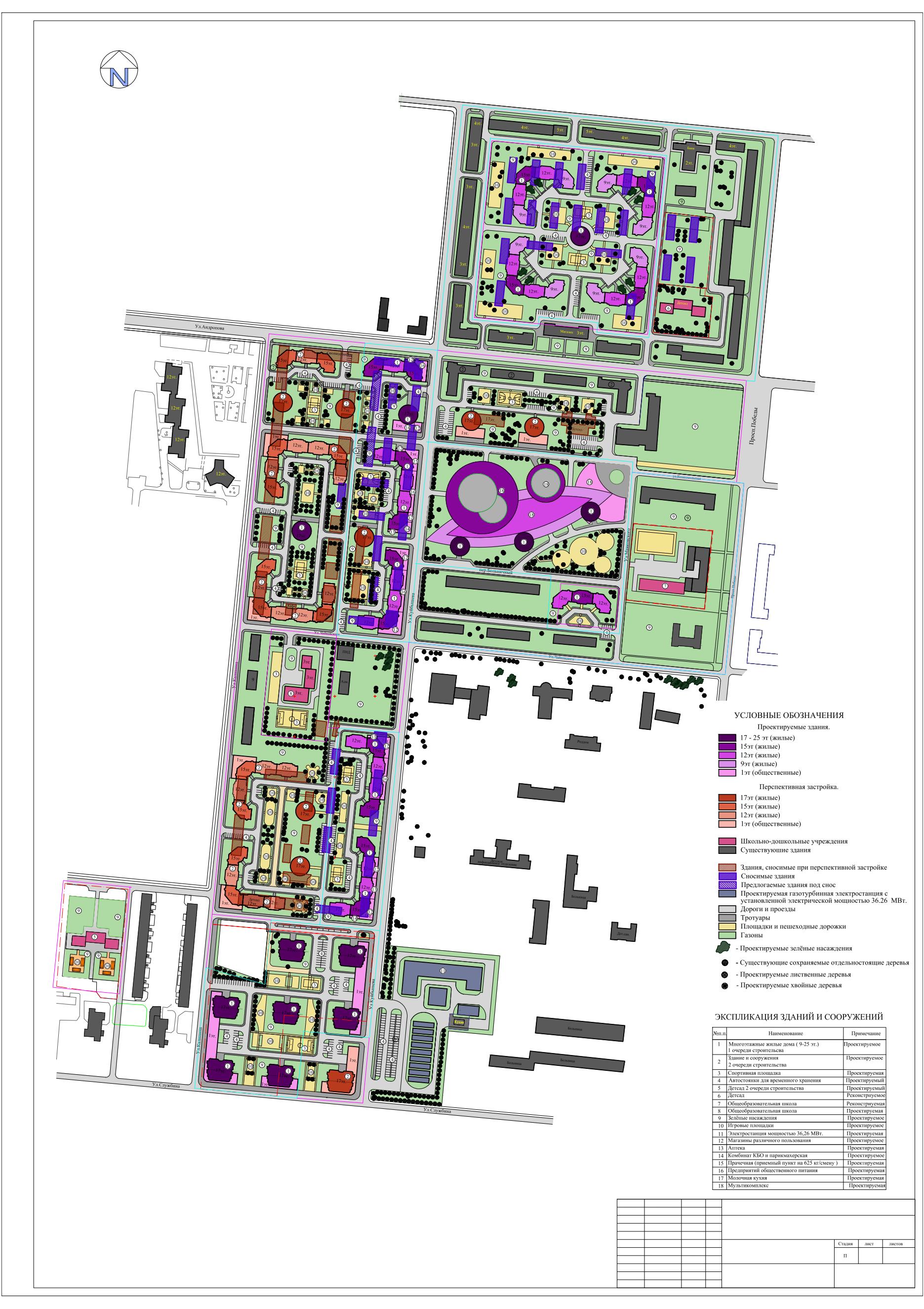 Проект планировки академгородок