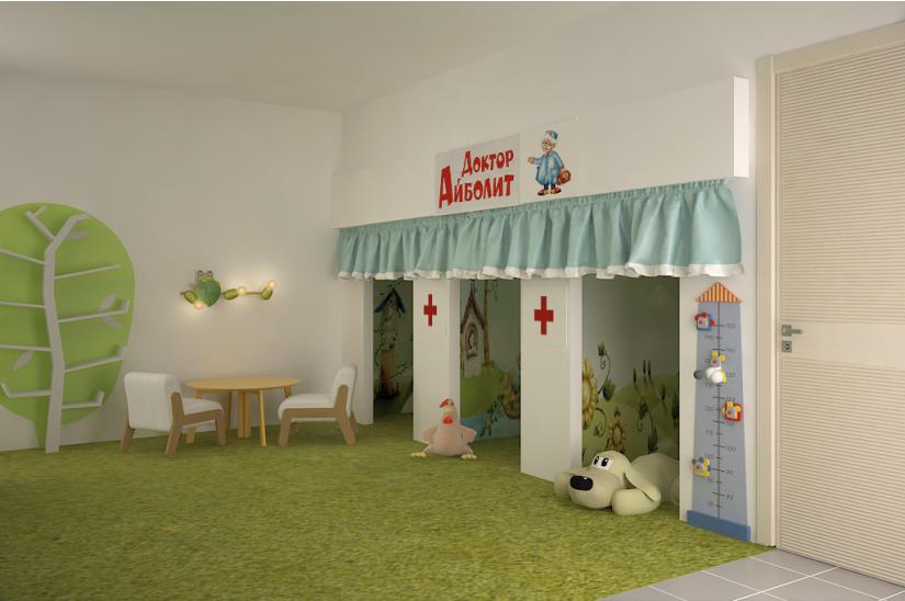 интерьер детского медицинского центра